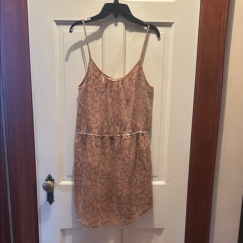 Vintage Rebecca Taylor Sequined Mini Dress - Size 4